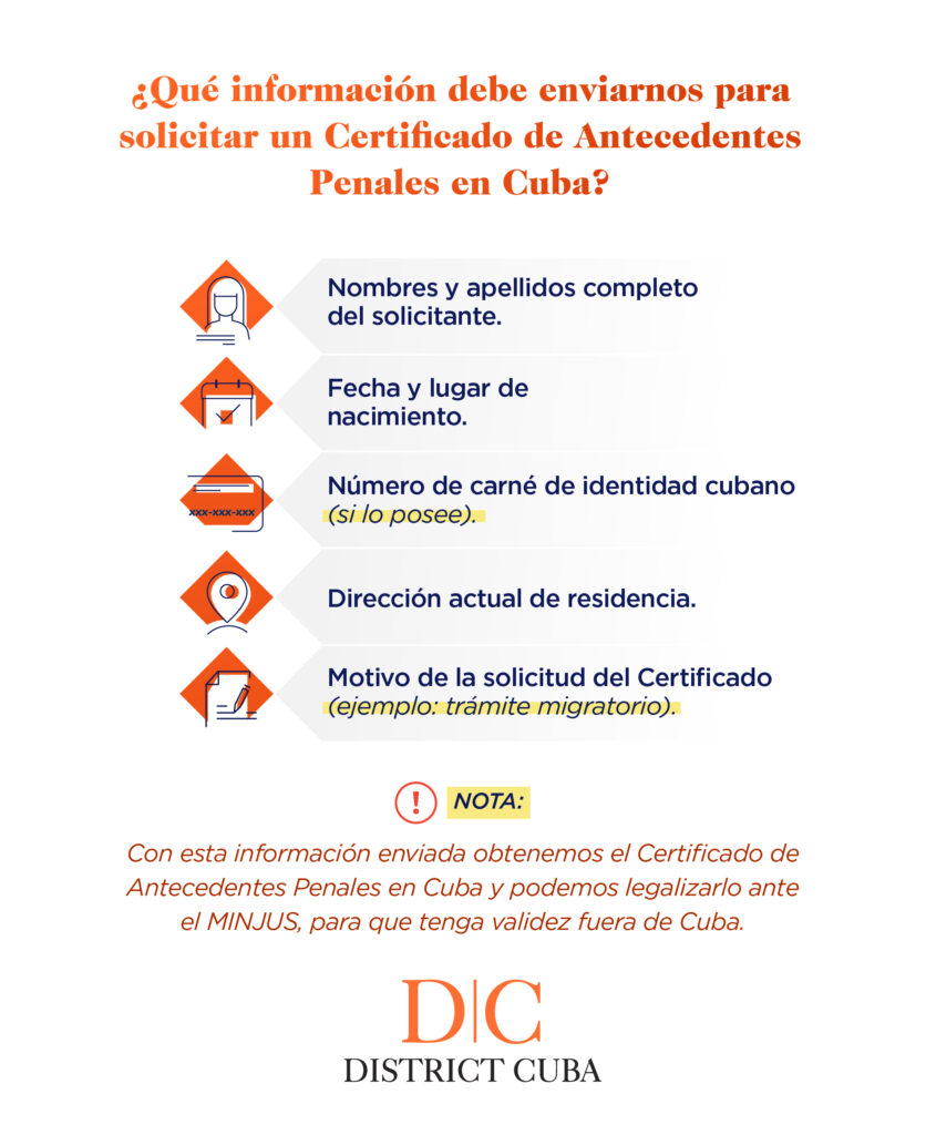 Certificado de antecedentes penales