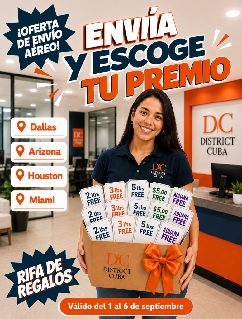 Tu envío a Cuba viene con regalos