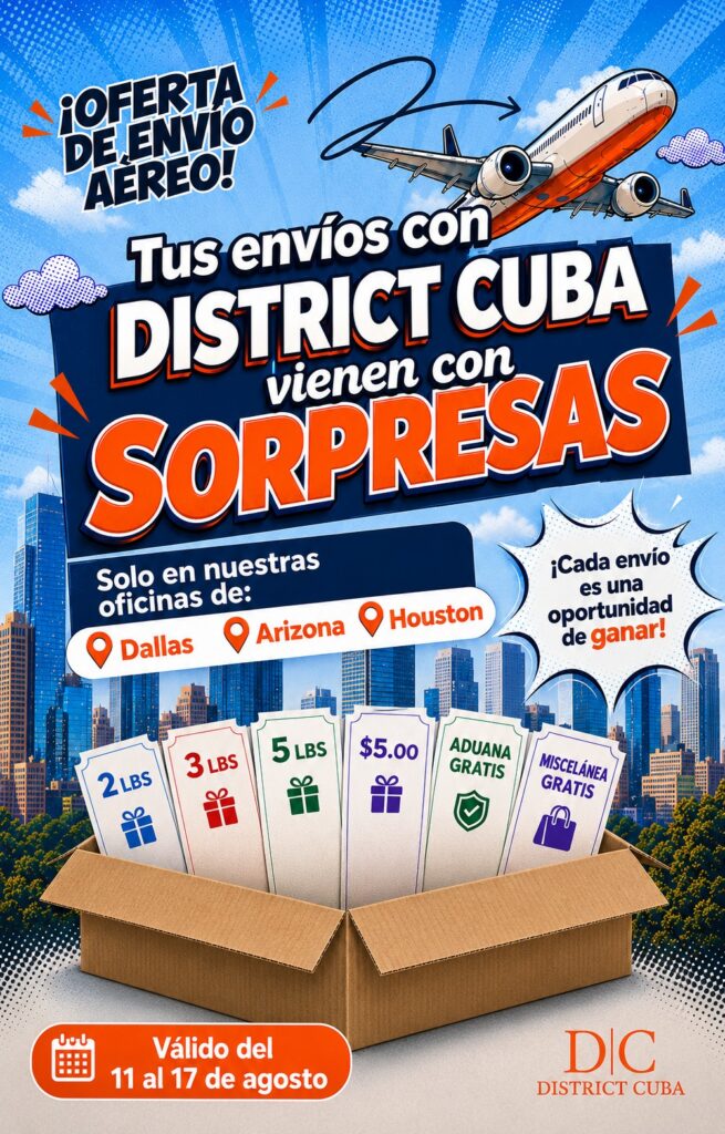 Vuelve la Rifa de Regalos a District Cuba
